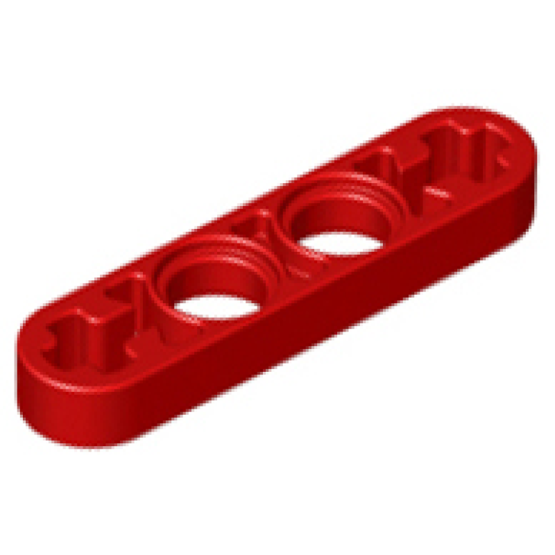 Technic, Hefbalk Dun 1x4 Red